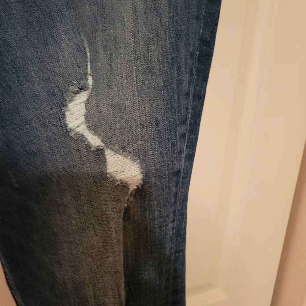 Express Denim Perfect High Rise Ankle Jeans - Blue